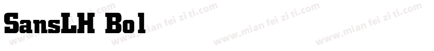 SansLH Bold字体转换